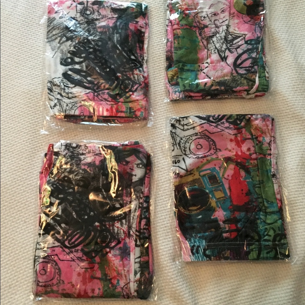BNWT abstract print leggings